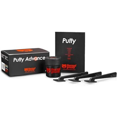 Thermal Grizzly TG Putty Advance 30 g elektrische niet-geleidende thermische kit voor GPU modding en vervanging van thermische pads Thermal Grizzly TG Putty Advance 30 g elektrische niet-geleidende thermische kit voor GPU modding en vervanging van thermische pads
