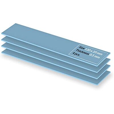Arctic TP-3: Premium Performance Thermal Pad, 120 x 20 x 0,5 mm (4 stuks) Arctic TP-3: Premium Performance Thermal Pad, 120 x 20 x 0,5 mm (4 stuks)