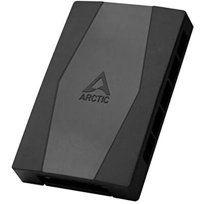 Arctic Ventilatorbehuizing, 10 keer PWM-ventilatorverdeler met SATA-voeding, zwart, ACFAN00175A Arctic Ventilatorbehuizing, 10 keer PWM-ventilatorverdeler met SATA-voeding, zwart, ACFAN00175A