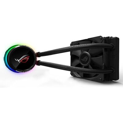 Asus ROG Ryuo 120 All-in-One CPU-waterkoelsysteem (1,77 inch OLED-display, Aura Sync RGB, ROG-120 mm ventilator) Asus ROG Ryuo 120 All-in-One CPU-waterkoelsysteem (1,77 inch OLED-display, Aura Sync RGB, ROG-120 mm ventilator)
