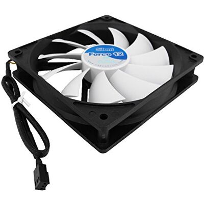 AABCOOLING Silent Force Fan 12 – ventilator behuizing 120 mm, stil 12,9 dB (A), 97 m³/h, 12 V, 4 anti-vibratiepads, pc-koeling AABCOOLING Silent Force Fan 12 – ventilator behuizing 120 mm, stil 12,9 dB (A), 97 m³/h, 12 V, 4 anti-vibratiepads, pc-koeling