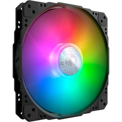 Cooler Master SickleFlow 200 ARGB, stille casefan 200 mm 800 rpm 15,7 dBA met RGB Gen 2 Adresseerbaar Cooler Master SickleFlow 200 ARGB, stille casefan 200 mm 800 rpm 15,7 dBA met RGB Gen 2 Adresseerbaar