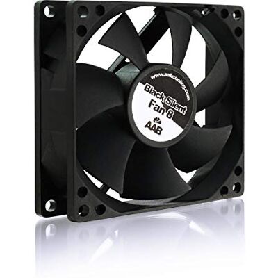 AABCOOLING Black Silent Fan 8 stille en efficiënte ventilator 80 mm, computerkoeling, 8 cm ventilator, 3-polig, 50 m³/h 15,6 dB (A) AABCOOLING Black Silent Fan 8 stille en efficiënte ventilator 80 mm, computerkoeling, 8 cm ventilator, 3-polig, 50 m³/h 15,6 dB (A)