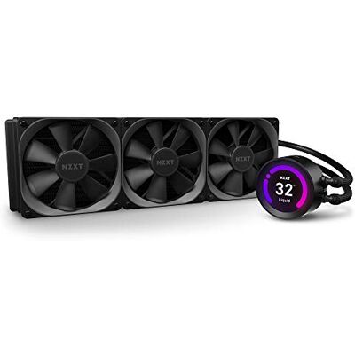 NZXT Kraken Z73 360 mm RL-KRZ73-01 AIO RGB CPU Liquid Cooler Customizable LCD Display Verbeterde Pomp Aangedreven door CAM V4 RGB Connector Aer P 120 mm Radiator Fans (3 inbegrepen) voor computer NZXT Kraken Z73 360 mm RL-KRZ73-01 AIO RGB CPU Liquid Cooler Customizable LCD Display Verbeterde Pomp Aangedreven door CAM V4 RGB Connector Aer P 120 mm Radiator Fans (3 inbegrepen) voor computer