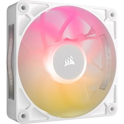 Corsair iCUE LINK RX120 MAX RGB 120 mm PWM ventilator hoge statische druk magnetische koepellager unieke ventilator wit Corsair iCUE LINK RX120 MAX RGB 120 mm PWM ventilator hoge statische druk magnetische koepellager unieke ventilator wit