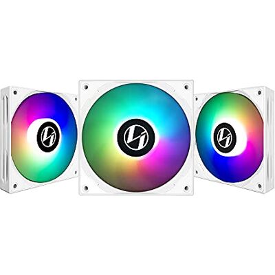 Lian-Li Compatibel met ST120 RGB PWM Lüfter, 3-pack incl. Controller 120mm, Wit Lian-Li Compatibel met ST120 RGB PWM Lüfter, 3-pack incl. Controller 120mm, Wit