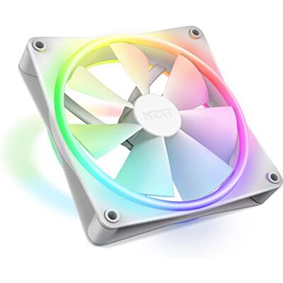 NZXT F140 RGB Duo RF-D14SF-W1 140 mm Dual LED RGB-ventilator 20 individueel configureerbare leds evenwichtige luchtstroom en statische druk PWM-besturing wit NZXT F140 RGB Duo RF-D14SF-W1 140 mm Dual LED RGB-ventilator 20 individueel configureerbare leds evenwichtige luchtstroom en statische druk PWM-besturing wit