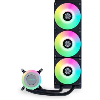 Lian-Li Galahad II Lite GA2L36RB 360 mm RGB-ventilator aanpasbare lichteffecten en ARGB pompblok, hydraulisch lager design, schakelbare pompdeksel, 28 mm RGB-ventilator Lian-Li Galahad II Lite GA2L36RB 360 mm RGB-ventilator aanpasbare lichteffecten en ARGB pompblok, hydraulisch lager design, schakelbare pompdeksel, 28 mm RGB-ventilator