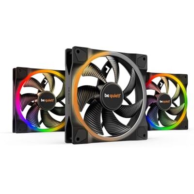 be quiet! Light Wings PWM-ventilator, 140 mm, 3 ventilatoren, ARGB-verlichting, vele kleuren en effecten, 18 ARGB-leds, 7 geluidsgeoptimaliseerde ventilatorbladen, luchtstroom be quiet! Light Wings PWM-ventilator, 140 mm, 3 ventilatoren, ARGB-verlichting, vele kleuren en effecten, 18 ARGB-leds, 7 geluidsgeoptimaliseerde ventilatorbladen, luchtstroom