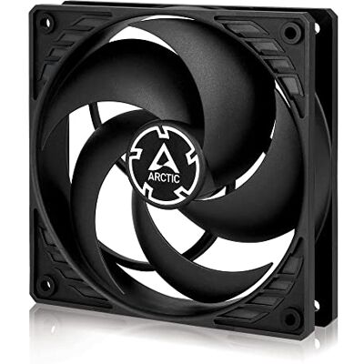 Arctic Artic P12 Silent, Stille 120 mm Ventilator, Voor Statische Druk, 1050 Rpm, Zwart Arctic Artic P12 Silent, Stille 120 mm Ventilator, Voor Statische Druk, 1050 Rpm, Zwart