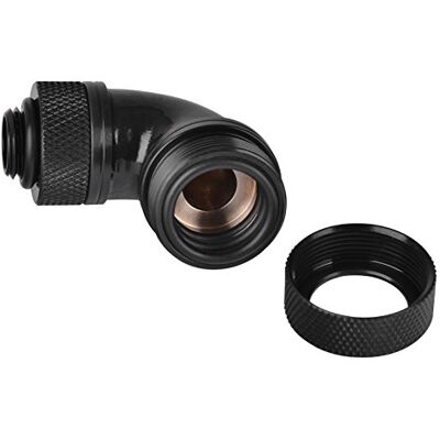Thermaltake Pacific G1/4 PETG waterkoelbuis, 90 graden, 16 mm, zwart Thermaltake Pacific G1/4 PETG waterkoelbuis, 90 graden, 16 mm, zwart