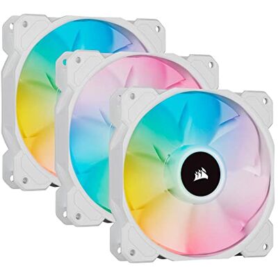 Corsair iCUE SP120 White RGB ELITE LED AirGuide Lighting Node CORE (Triple Pack) 120mm Corsair iCUE SP120 White RGB ELITE LED AirGuide Lighting Node CORE (Triple Pack) 120mm