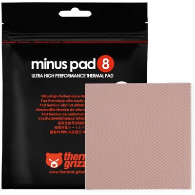Thermal Grizzly Minus Pad 8 Thermische Pad 8 100 x 100 x 0,5 mm (roze) Thermal Grizzly Minus Pad 8 Thermische Pad 8 100 x 100 x 0,5 mm (roze)