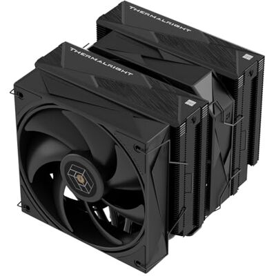 Thermalright Royal Pretor 130 CPU-koeler zwart, 158 mm hoog, dubbele towers en dubbele PWM-ventilatoren, 6 warmtebuizen, pc-koeling voor AM4/AM5, Intel LGA Thermalright Royal Pretor 130 CPU-koeler zwart, 158 mm hoog, dubbele towers en dubbele PWM-ventilatoren, 6 warmtebuizen, pc-koeling voor AM4/AM5, Intel LGA