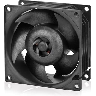Arctic S8038-10K Serverventilator, 80 x 80 x 38 mm, 500-10.000 rpm, PWM-geregeld, 4-polige aansluiting, 12 V DC zwart Arctic S8038-10K Serverventilator, 80 x 80 x 38 mm, 500-10.000 rpm, PWM-geregeld, 4-polige aansluiting, 12 V DC zwart