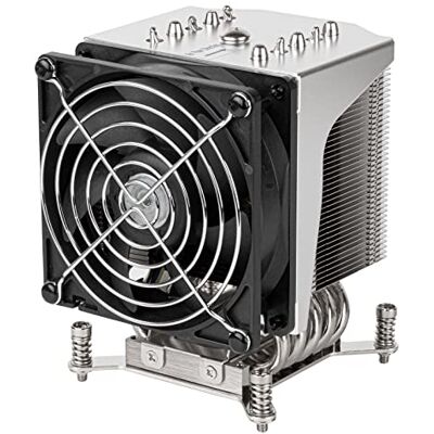 Silverstone SST-XE04-2066 4-HE-SFF-server/werkstation CPU-koeler voor socket Intel LGA 2011/2066 Square & Narrow Silverstone SST-XE04-2066 4-HE-SFF-server/werkstation CPU-koeler voor socket Intel LGA 2011/2066 Square & Narrow