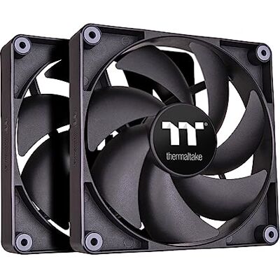 Thermaltake CT120 PC-koelventilator (2 stuks ventilatoren), kettingdesign, ventilator met snelheid tot 2000 omw/min, hydraulisch gelagerde ventilator 120 mm, montage Thermaltake CT120 PC-koelventilator (2 stuks ventilatoren), kettingdesign, ventilator met snelheid tot 2000 omw/min, hydraulisch gelagerde ventilator 120 mm, montage