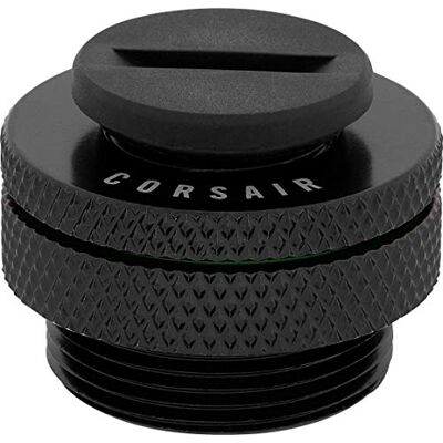 Corsair Hydro X-serie, XF Fillport (G1/4 inch BSPP-standaarddraden, constructie van massief messing, eenvoudig vullen/legen, schroefborgring, dop G1/4 inch meegeleverd), zwart Corsair Hydro X-serie, XF Fillport (G1/4 inch BSPP-standaarddraden, constructie van massief messing, eenvoudig vullen/legen, schroefborgring, dop G1/4 inch meegeleverd), zwart