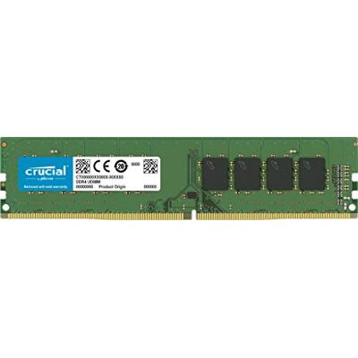 Crucial RAM CT8G4DFRA266 8 GB DDR4 2666MHz CL19 Desktop Geheugen Crucial RAM CT8G4DFRA266 8 GB DDR4 2666MHz CL19 Desktop Geheugen