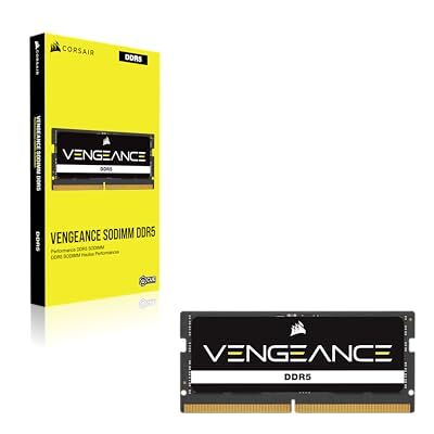 Corsair VENGEANCE SODIMM DDR5 RAM 48 GB (1 x 48 GB) tot 4800 MHz CL40-40-40-77 1,10 V Intel XMP 3.0 laptopgeheugen zwart (CMSX48GX5M1A4800C40) Corsair VENGEANCE SODIMM DDR5 RAM 48 GB (1 x 48 GB) tot 4800 MHz CL40-40-40-77 1,10 V Intel XMP 3.0 laptopgeheugen zwart (CMSX48GX5M1A4800C40)