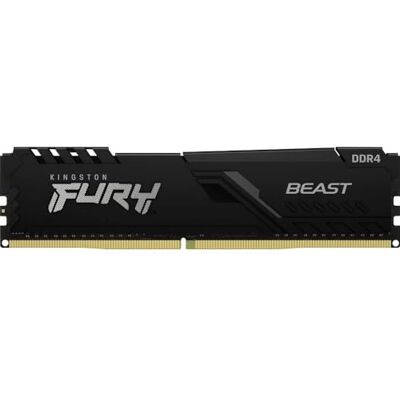 Kingston Technology FURY Beast 8 GB 3200 MHz DDR4 CL16 werkgeheugen voor pc, eenvoudige module KF432C16BB/8 Kingston Technology FURY Beast 8 GB 3200 MHz DDR4 CL16 werkgeheugen voor pc, eenvoudige module KF432C16BB/8