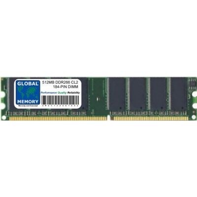 GLOBAL MEMORY 512MB 266MHz DIMM PC2100 184pin desktop moederbord werkgeheugen GLOBAL MEMORY 512MB 266MHz DIMM PC2100 184pin desktop moederbord werkgeheugen