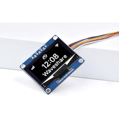 Waveshare 1.54inch OLED Display Module 128×64 OLED-resolutie voor Raspberry Pi, Arduino, STM32, ESP32, Jetson Nano, enz.Embedded SSD1309 Driver Chip, 4-draads SPI en I2C-communicatie Waveshare 1.54inch OLED Display Module 128×64 OLED-resolutie voor Raspberry Pi, Arduino, STM32, ESP32, Jetson Nano, enz.Embedded SSD1309 Driver Chip, 4-draads SPI en I2C-communicatie