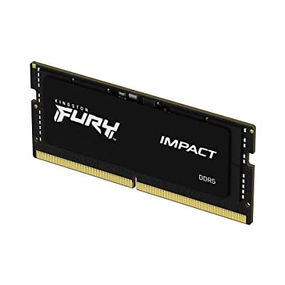 Kingston Fury Impact XMP 16 GB 6000MT, s DDR5 CL38 SODIMM gaming laptop geheugen eenvoudige module KF560S38IB-16 Kingston Fury Impact XMP 16 GB 6000MT, s DDR5 CL38 SODIMM gaming laptop geheugen eenvoudige module KF560S38IB-16