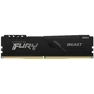 Kingston Technology FURY Beast 8 GB 3600 MHz DDR4 CL17 werkgeheugen voor pc, eenvoudige module KF436C17BB/8 Kingston Technology FURY Beast 8 GB 3600 MHz DDR4 CL17 werkgeheugen voor pc, eenvoudige module KF436C17BB/8