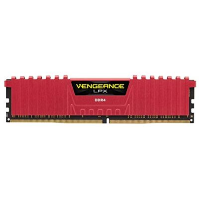 Corsair Vengeance LPX 16GB (2x8GB) DDR4 2400 MHz C16 XMP 2.0 High Performance Desktop werkgeheugenkit, rood Corsair Vengeance LPX 16GB (2x8GB) DDR4 2400 MHz C16 XMP 2.0 High Performance Desktop werkgeheugenkit, rood