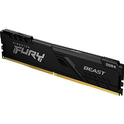 Kingston Technology FURY Beast 32 GB 3200 MHz DDR4 CL16 werkgeheugen voor pc, eenvoudige module KF432C16BB/32 Kingston Technology FURY Beast 32 GB 3200 MHz DDR4 CL16 werkgeheugen voor pc, eenvoudige module KF432C16BB/32
