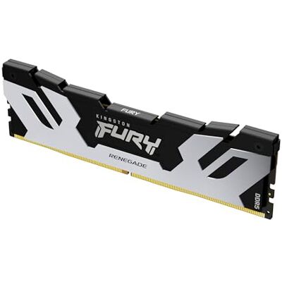 Kingston Fury Renegade KF564C32RS-16 DDR5 DDR5 geheugen 16 GB 6400 MT/s CL32 DIMM XMP zilver/zwart Kingston Fury Renegade KF564C32RS-16 DDR5 DDR5 geheugen 16 GB 6400 MT/s CL32 DIMM XMP zilver/zwart