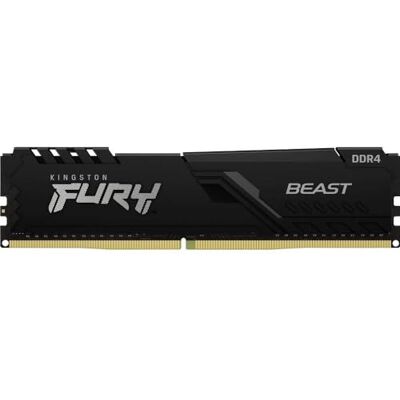 Kingston Technology FURY Beast 16 GB 3200 MHz DDR4 CL16 werkgeheugen voor pc, eenvoudige module KF432C16BB1/16 Kingston Technology FURY Beast 16 GB 3200 MHz DDR4 CL16 werkgeheugen voor pc, eenvoudige module KF432C16BB1/16