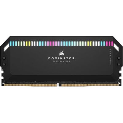 Corsair RAM – DOMINATOR PLATINUM RGB DDR5-32 GB 2 x 16 GB DIMM – 6200 MHz – 1,3 V – zwart (CMT32GX5M2X6200C36) Corsair RAM – DOMINATOR PLATINUM RGB DDR5-32 GB 2 x 16 GB DIMM – 6200 MHz – 1,3 V – zwart (CMT32GX5M2X6200C36)