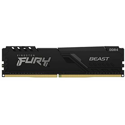 Kingston Technology FURY Beast 16 GB 3200 MHz DDR4 CL16 werkgeheugen voor pc, eenvoudige module KF432C16BB1/16 Kingston Technology FURY Beast 16 GB 3200 MHz DDR4 CL16 werkgeheugen voor pc, eenvoudige module KF432C16BB1/16