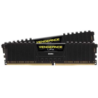 Corsair Vengeance LPX 16 GB (2 x 8 GB) DDR4, 2400 MHz, C14 XMP 2.0, krachtig werkgeheugen, zwart Corsair Vengeance LPX 16 GB (2 x 8 GB) DDR4, 2400 MHz, C14 XMP 2.0, krachtig werkgeheugen, zwart