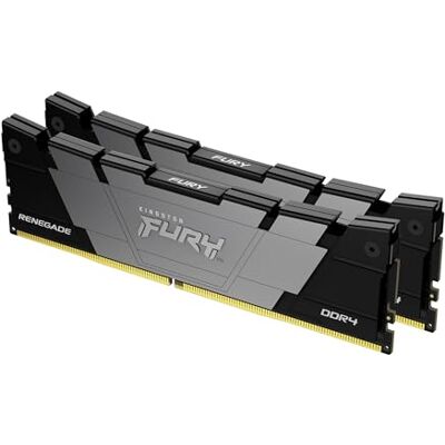 Kingston Fury Renegade 32GB 4000 DDR4 CL19 DIMM (set van 2) 1Gx8 desktopgeheugen KF440C19RB12K2/32 Kingston Fury Renegade 32GB 4000 DDR4 CL19 DIMM (set van 2) 1Gx8 desktopgeheugen KF440C19RB12K2/32