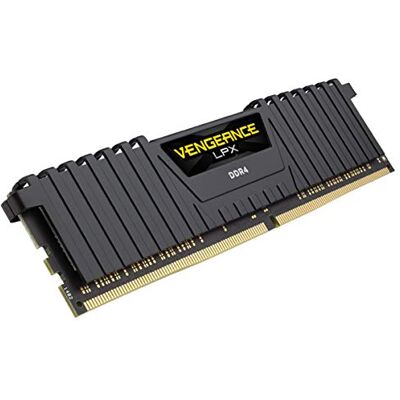 Corsair Vengeance LPX 16 GB (1 x 16 GB) DDR4 2400 MHz C14 XMP 2.0 krachtig werkgeheugen, zwart Corsair Vengeance LPX 16 GB (1 x 16 GB) DDR4 2400 MHz C14 XMP 2.0 krachtig werkgeheugen, zwart