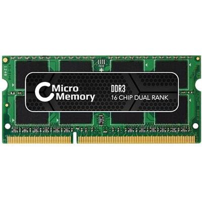 MicroMemory 8 GB ddr3 1600 MHz 8 GB ddr3 1600 MHz geheugenmodule (ddr3, draagbaar, 204-pin So-dimm, 512 m x 8) MicroMemory 8 GB ddr3 1600 MHz 8 GB ddr3 1600 MHz geheugenmodule (ddr3, draagbaar, 204-pin So-dimm, 512 m x 8)