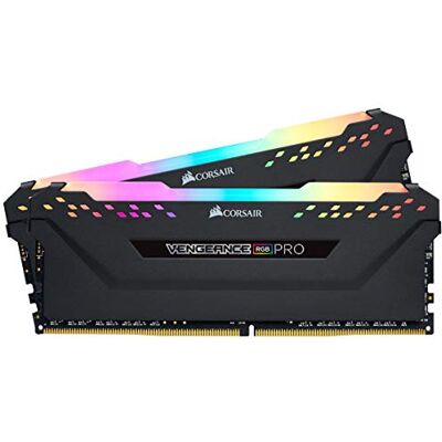 Corsair DDR4 Vengeance RGB PRO 32GB (2x 16GB) Zwart, PC4-25600 (3200), Non-ECC Unbuff, CAS 16-18-18-36, LED RGB, 1.35V CMW32GX4M2C3200C16 Corsair DDR4 Vengeance RGB PRO 32GB (2x 16GB) Zwart, PC4-25600 (3200), Non-ECC Unbuff, CAS 16-18-18-36, LED RGB, 1.35V CMW32GX4M2C3200C16