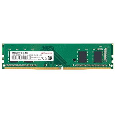 Transcend JM3200HLD-4G interne geheugenmodule 4 GB DDR4 3200 MHz CL22 Transcend JM3200HLD-4G interne geheugenmodule 4 GB DDR4 3200 MHz CL22