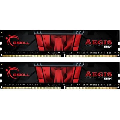 G.SKILL F4-3200C16D-32GIS Aegis DDR4 32GB PC 3200 CL16 KIT (2 x 16 GB) zwart G.SKILL F4-3200C16D-32GIS Aegis DDR4 32GB PC 3200 CL16 KIT (2 x 16 GB) zwart