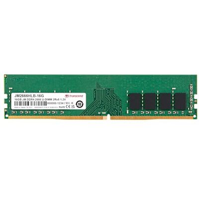 Transcend JM2666HLB-16G 16GB DDR4 2666MHz U-DIMM 2Rx8 1.2V Transcend JM2666HLB-16G 16GB DDR4 2666MHz U-DIMM 2Rx8 1.2V