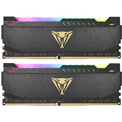 Patriot Memory Viper Elite DDR4 3200 MHz 32 GB (2 x 16 GB) C16 werkgeheugen, hoge prestaties, LED-verlichting RGB zwart Patriot Memory Viper Elite DDR4 3200 MHz 32 GB (2 x 16 GB) C16 werkgeheugen, hoge prestaties, LED-verlichting RGB zwart
