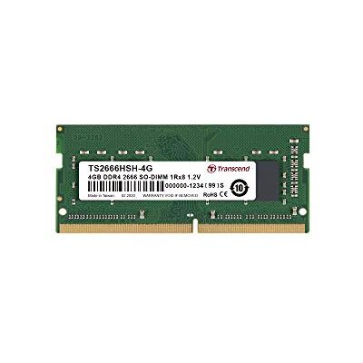 Transcend 4GB DDR4 2666MHz So-DIMM 1Rx8, TS2666HSH-4G Transcend 4GB DDR4 2666MHz So-DIMM 1Rx8, TS2666HSH-4G
