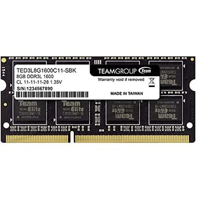 TEAMGROUP TED3L8G1600C11-S01 8GB RAM SO D3 1600 C11 TEAMGROUP TED3L8G1600C11-S01 8GB RAM SO D3 1600 C11