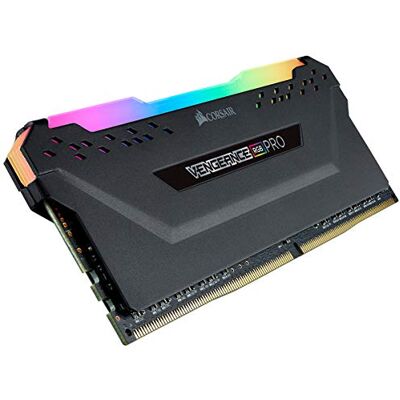 Corsair Vengeance RGB Pro 8 GB (1 x 8 GB) DDR4 tot 3200 MHz (PC4-25600) C16 geoptimaliseerd voor AMD Ryzen zwart CMW8GX4M1Z3200C16 Corsair Vengeance RGB Pro 8 GB (1 x 8 GB) DDR4 tot 3200 MHz (PC4-25600) C16 geoptimaliseerd voor AMD Ryzen zwart CMW8GX4M1Z3200C16