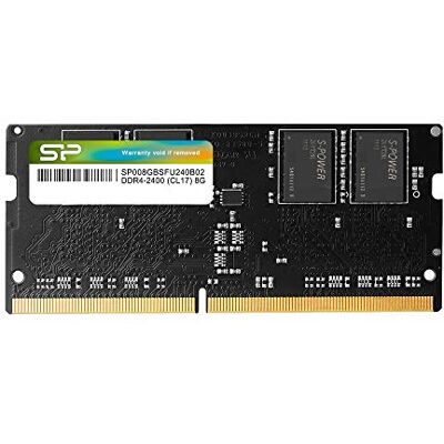 SP Silicon Power MTXtec FBE-SU008GBSFU240B02ED 8 GB DDR4-RAM-2400 MHz PC4 19200 260-pins 1,2 V SO-DIMM notebookmodule (2400 MHz laagspanning) SP Silicon Power MTXtec FBE-SU008GBSFU240B02ED 8 GB DDR4-RAM-2400 MHz PC4 19200 260-pins 1,2 V SO-DIMM notebookmodule (2400 MHz laagspanning)