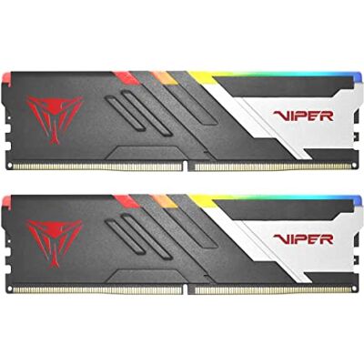 Patriot Memory Patriot Viper Venom RGB DDR5 RAM LED 32 GB (2 x 16 GB) 6000 MHz CL30 KIT PVVR532G600C30K Patriot Memory Patriot Viper Venom RGB DDR5 RAM LED 32 GB (2 x 16 GB) 6000 MHz CL30 KIT PVVR532G600C30K