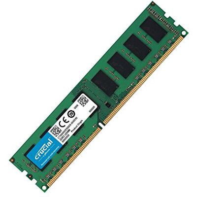 Crucial RAM CT102464BD160B 8GB DDR3 1600MHz CL11 Desktop Geheugen Crucial RAM CT102464BD160B 8GB DDR3 1600MHz CL11 Desktop Geheugen